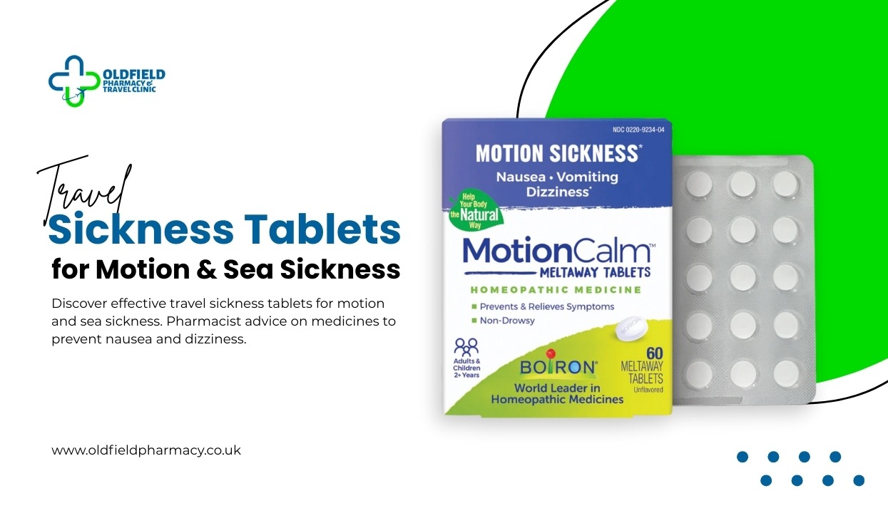 Travel Sickness Tablets for Motion