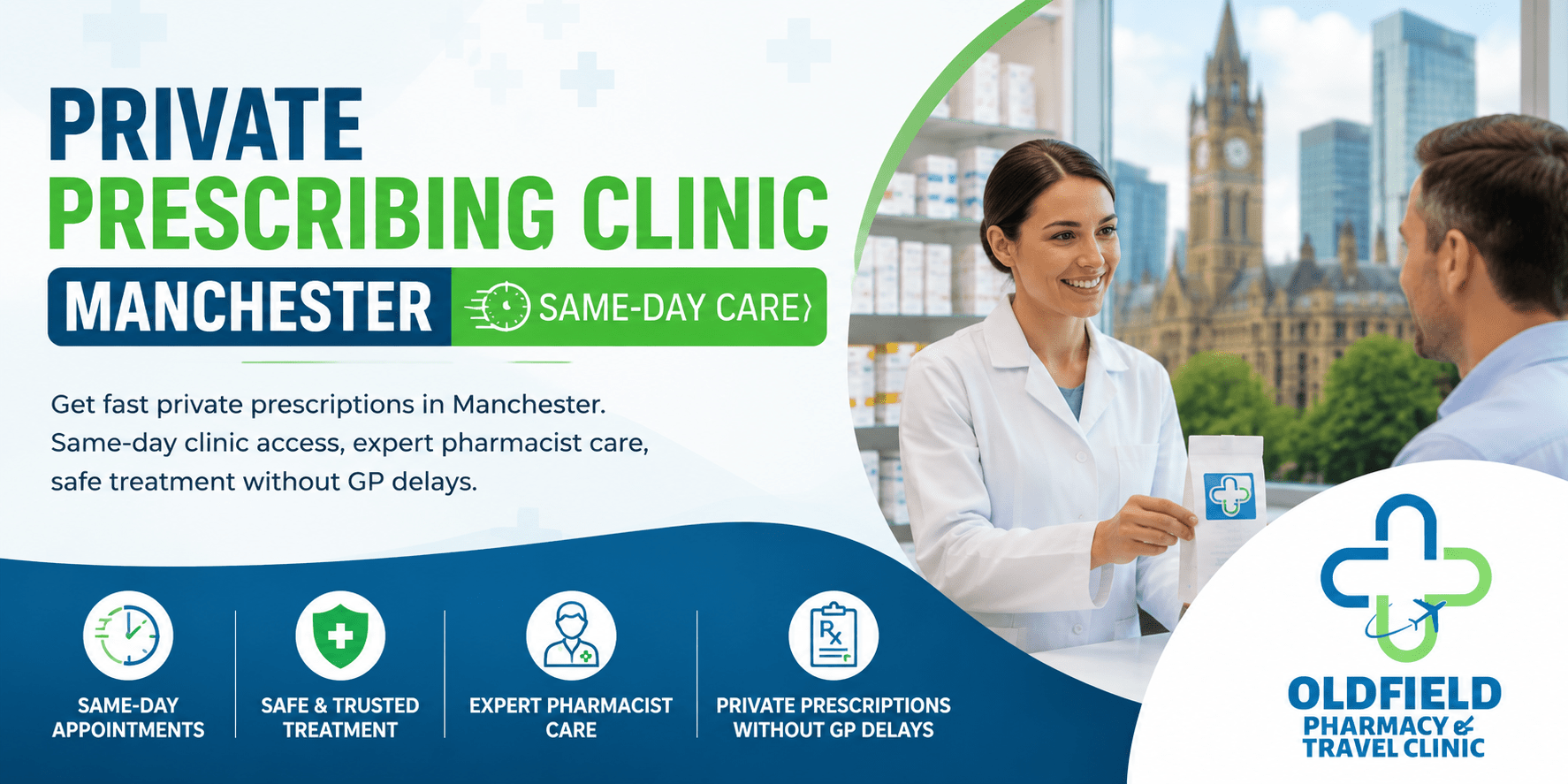 Private Prescribing Clinic Manchester | Same-Day Care