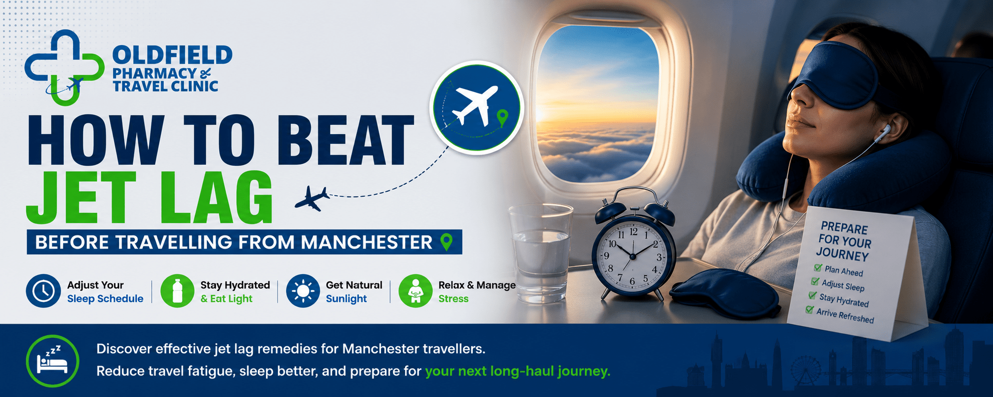 How to Beat Jet Lag Before Travelling from Manchester