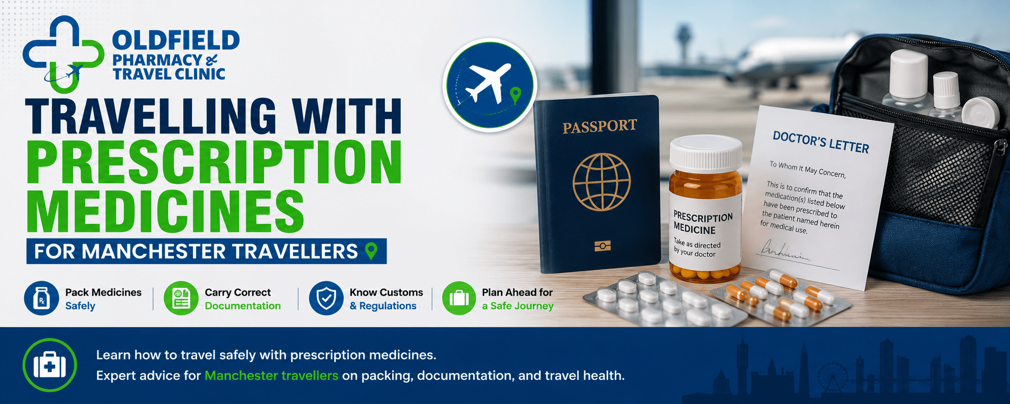 Travelling with Prescription Medicines for Manchester Travellers