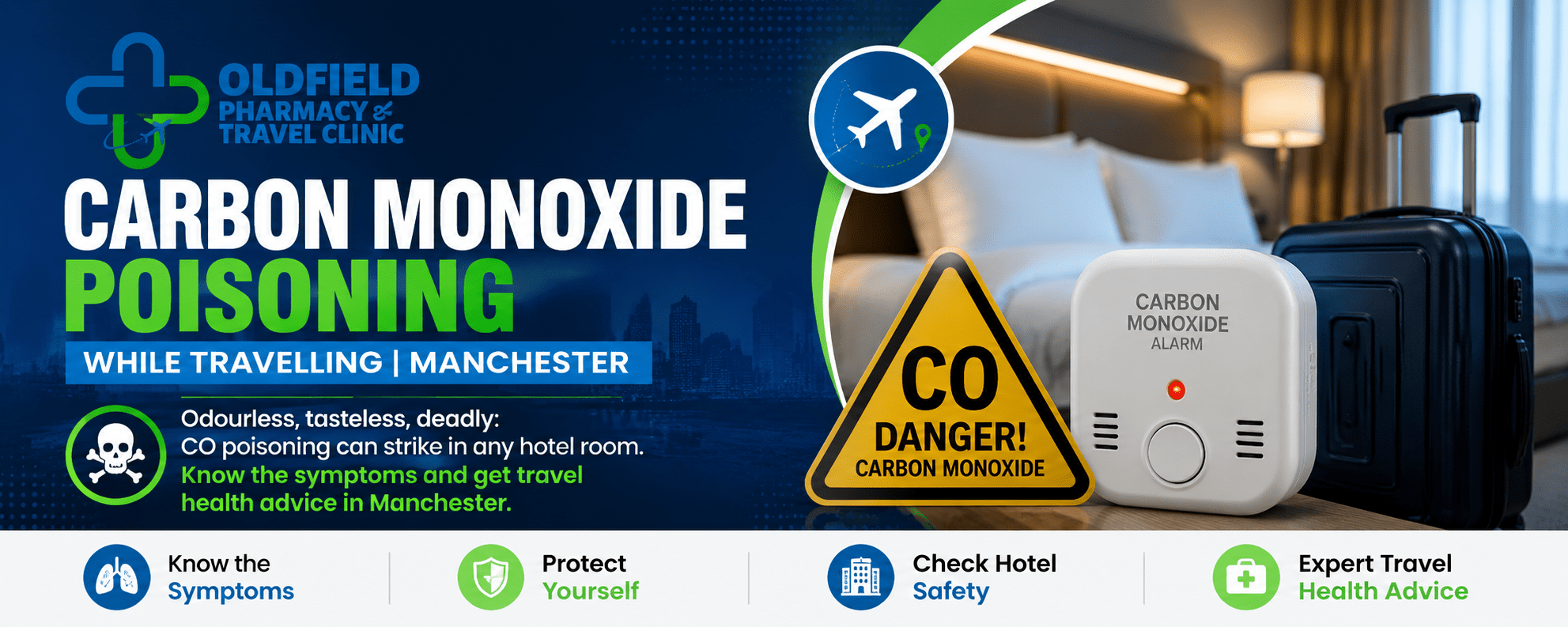 Carbon Monoxide Poisoning While Travelling | Manchester