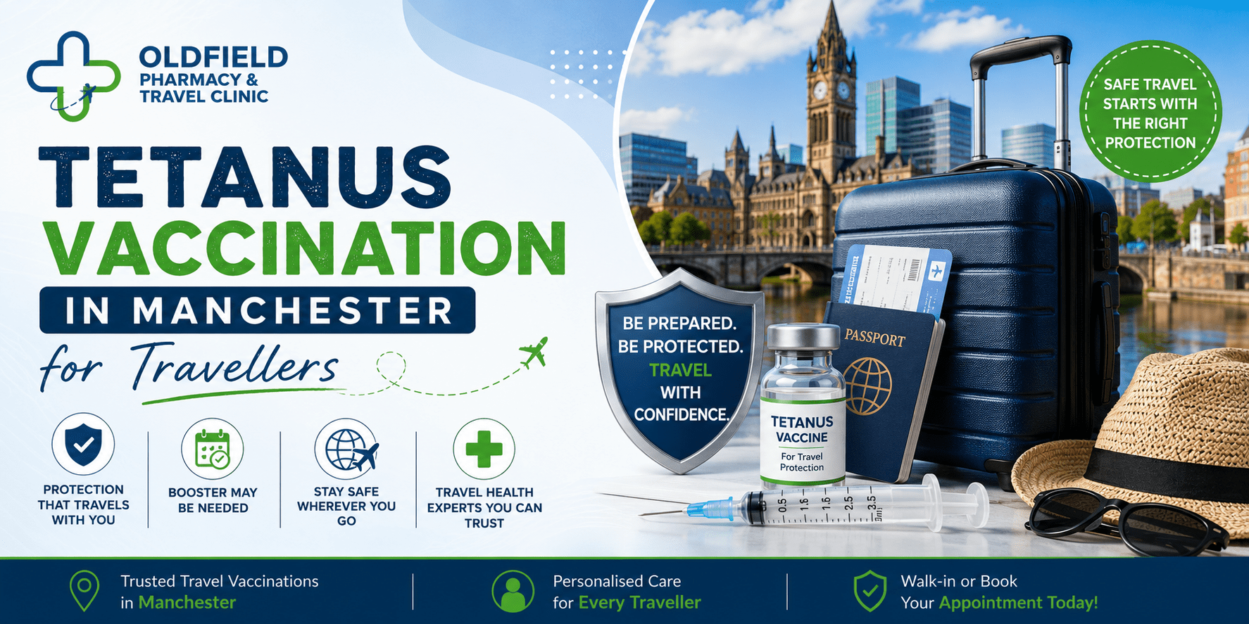 Tetanus Vaccination in Manchester for Travellers