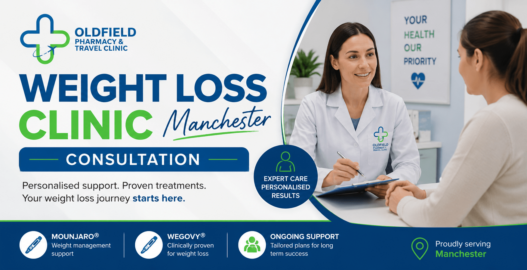 Weight Loss Clinic Manchester Consultation | Oldfield Pharmacy